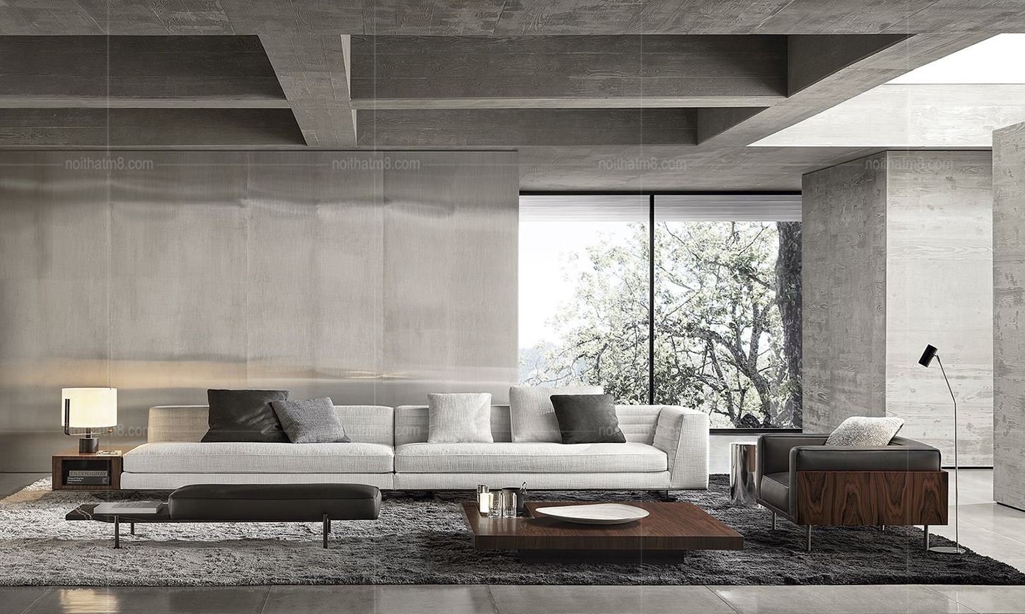 Sofa phòng khách dành cho biệt thự cao cấp M8-3526 thumbnail 2