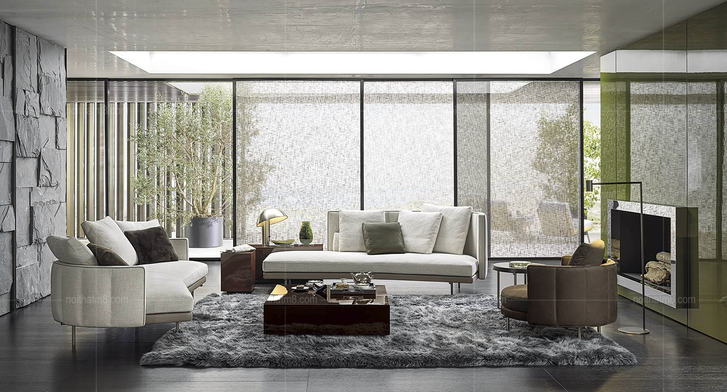 Ghế sofa cong phong cách Ý hiện đại M8-3616 thumbnail 4
