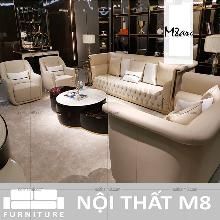 Mẫu sofa da cao cấp mang hơi hướng hiện đại M8-3564 thumbnail 3