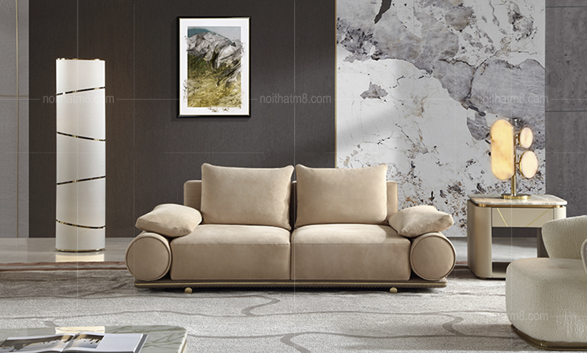 Mẫu ghế sofa da phòng khách thiết kế hiện đại M8-3643 thumbnail 4
