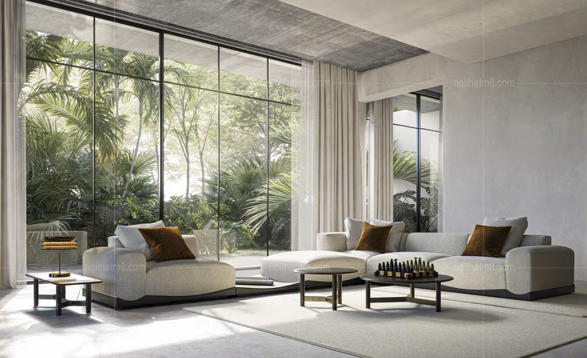 Ghế sofa góc L phong cách Ý cao cấp M8-3596 thumbnail 3