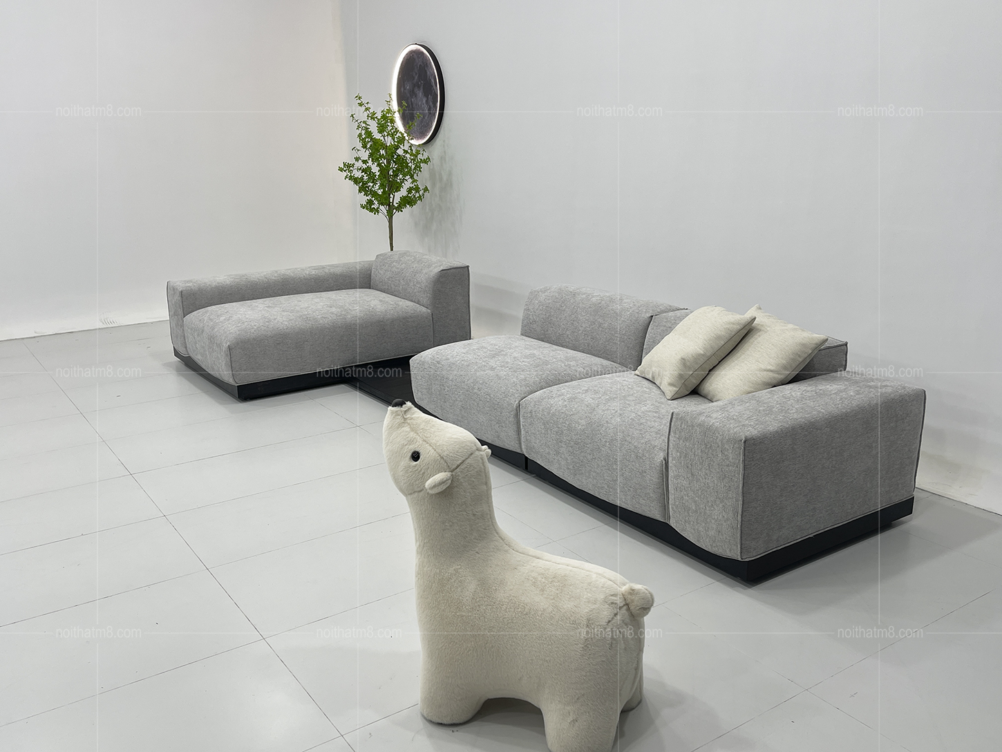 Ghế sofa góc L phong cách Ý cao cấp M8-3596 thumbnail 2