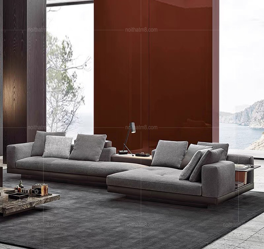 Ghế sofa da đẹp độc đáo với kiểu dáng hiện đại M8-3567 thumbnail 4