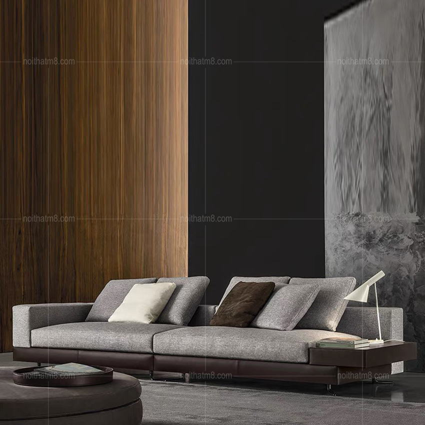 Ghế sofa da đẹp độc đáo với kiểu dáng hiện đại M8-3567 thumbnail 3